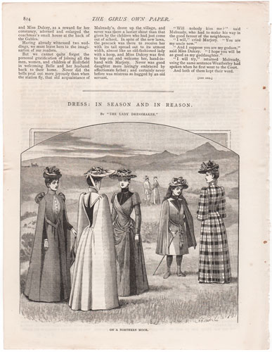 original engravings from The Girl's Own Paper (1888-1890)